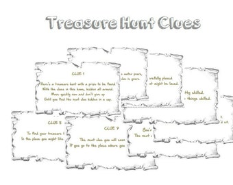 Indoor Xmas Treasure Hunt Clues Printable Quick Etsy graphic relating to Christmas Scavenger Hunt Printable Clues identified as Indoor Xmas Treasure Hunt Clues Printable Immediate Etsy